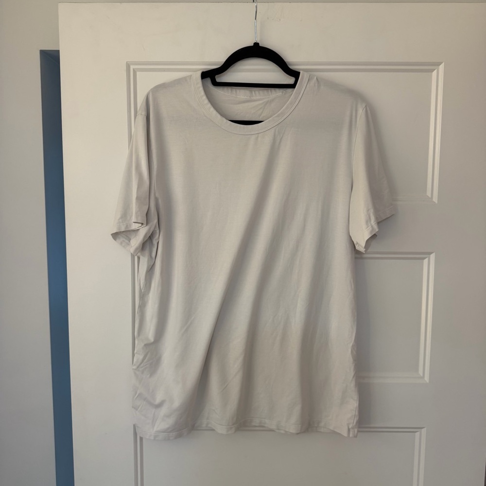 Lululemon Fundamental  White Men's T-Shirt